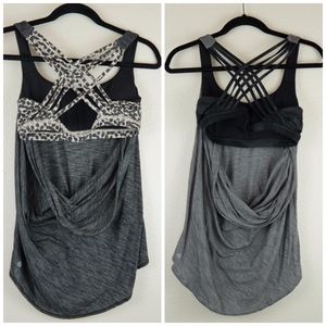 (2) Lululemon Athletica sz 8 Free to be Wild Tank